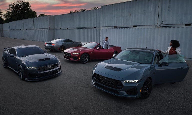 2024 Ford Mustang Exterior Lineup Parked In Group