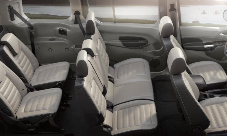 2022 Ford Transit Connect Interior Seating All Rows